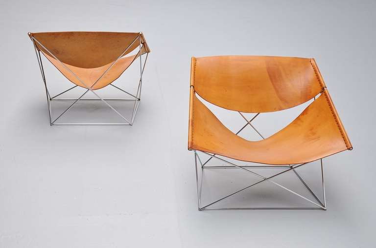 Pierre Paulin F675 Pair of Butterfly Chairs for Artifort, 1963 1
