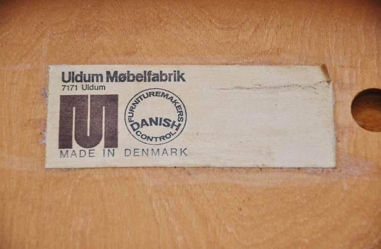 Johannes Andersen Rosewood Chairs for Uldum Mobelfabrik, 1960 3