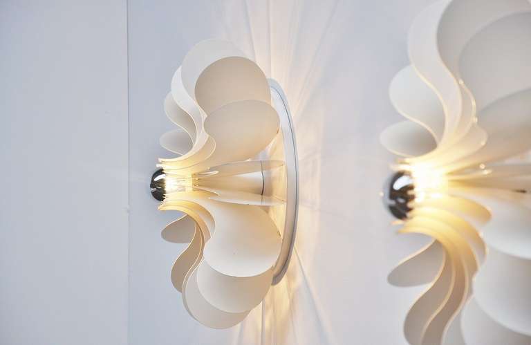 Pair of Bolide Sconces by Hermian Sneyders de Vogel for Raak, 1971