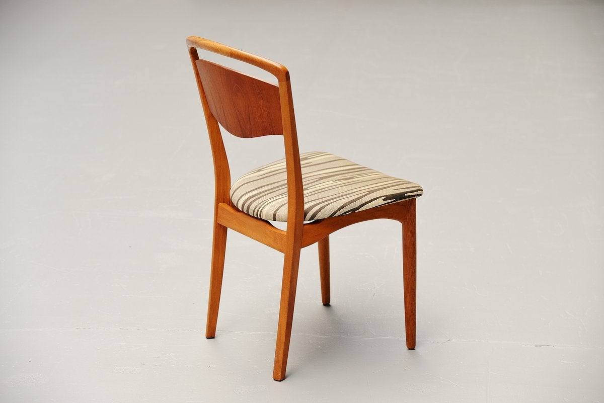 Swedish dining chairs with original upholstery 1960 1