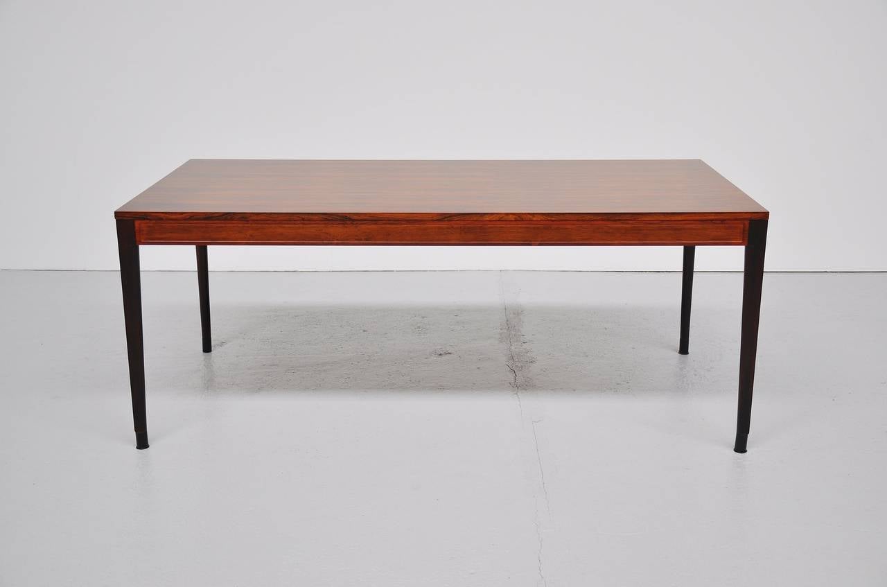 Finn Juhl Diplomat table France & Son 1962 In Excellent Condition In Roosendaal, Noord Brabant