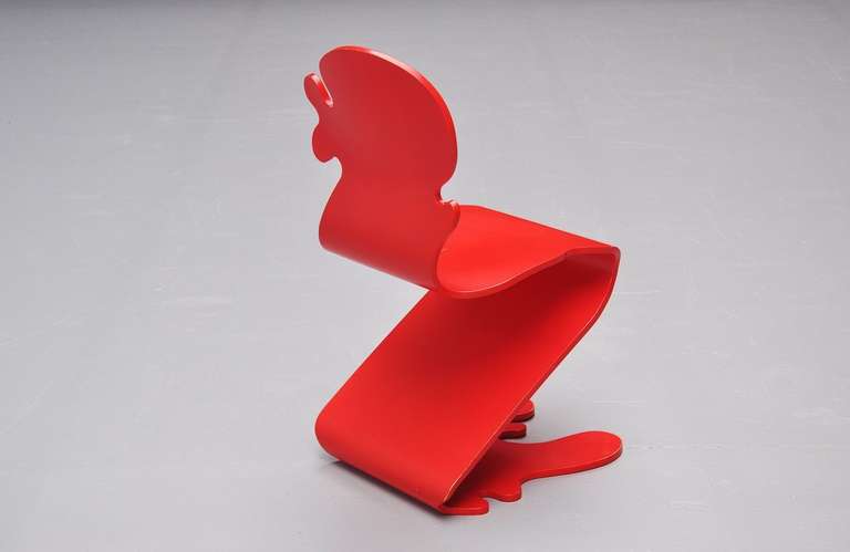 Verner Panton Pantonic 5010 Chair, Studio Hag, 1992 2
