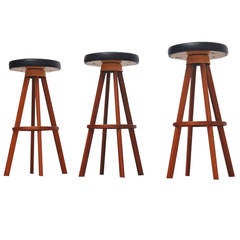 Hans Olsen bar stools for Frem Rojle Denmark 1960 1