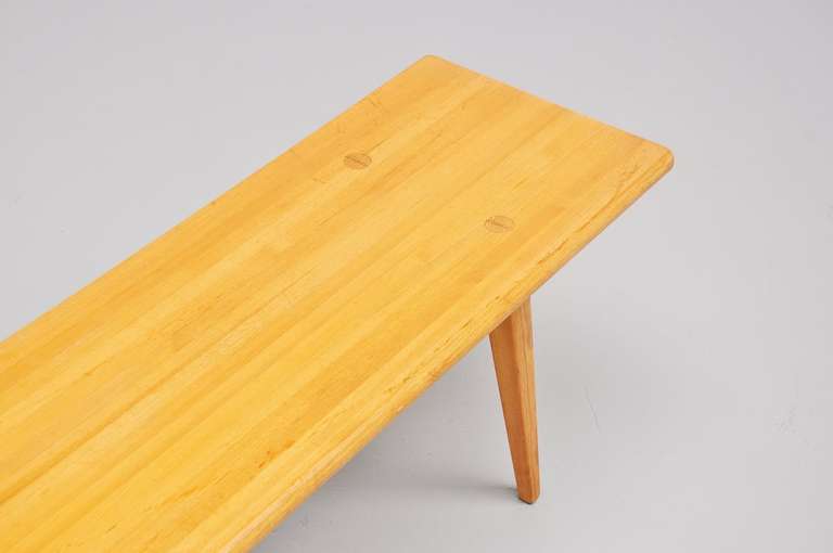 Carl Malmsten Solid Pine Bench, Sweden, 1940 In Good Condition In Roosendaal, Noord Brabant