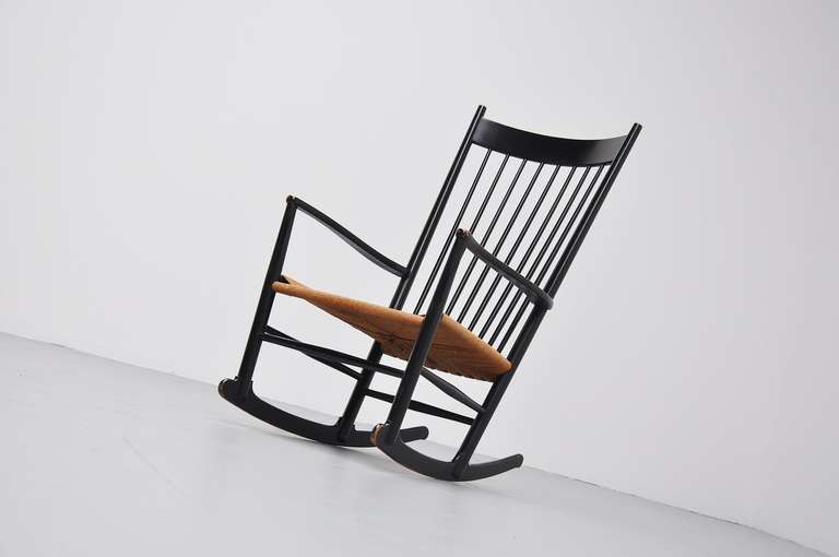 Hans Wegner J16 Rocking Chair for FDB Mobler, Denmark, 1962