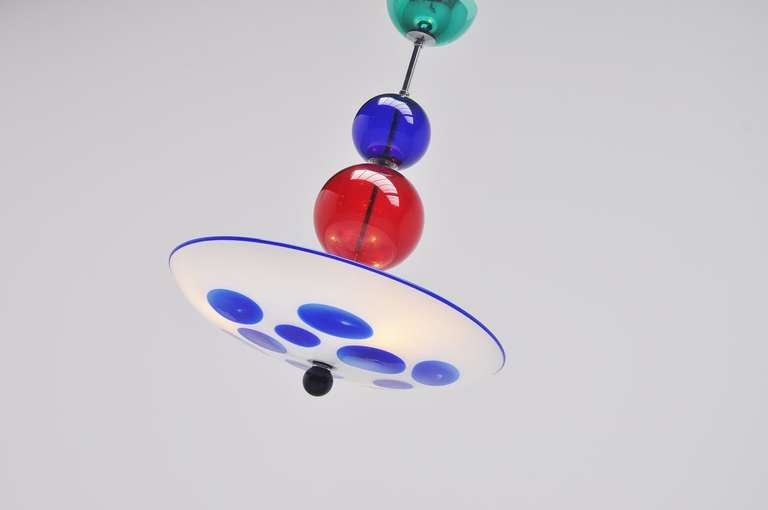 Simone Cenedese Chandelier in Murano Glass In Excellent Condition In Roosendaal, Noord Brabant