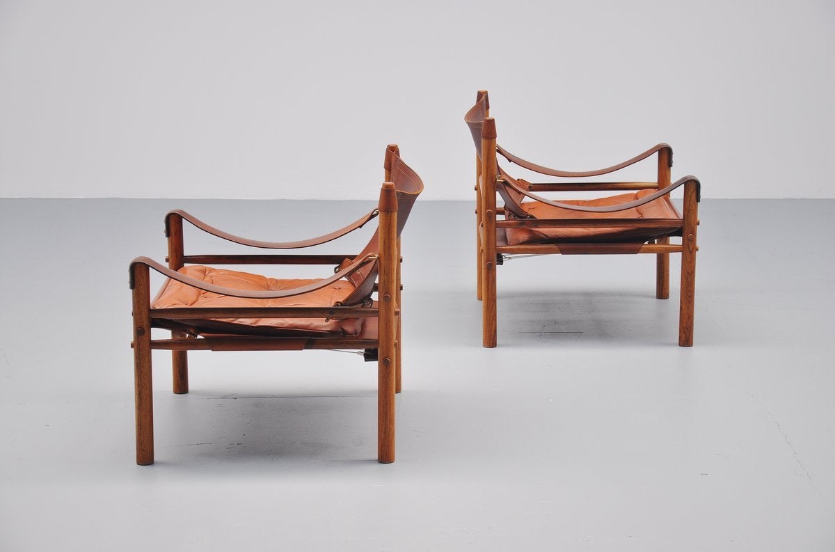 Mid-20th Century Arne Norell Sirocco chairs Sweden 1964
