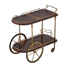 Aldo Tura tea cart Italy