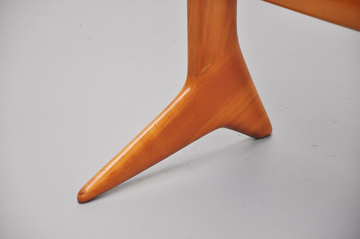 Mid-Century Modern Ico Parisi attributed side table Italy 1950
