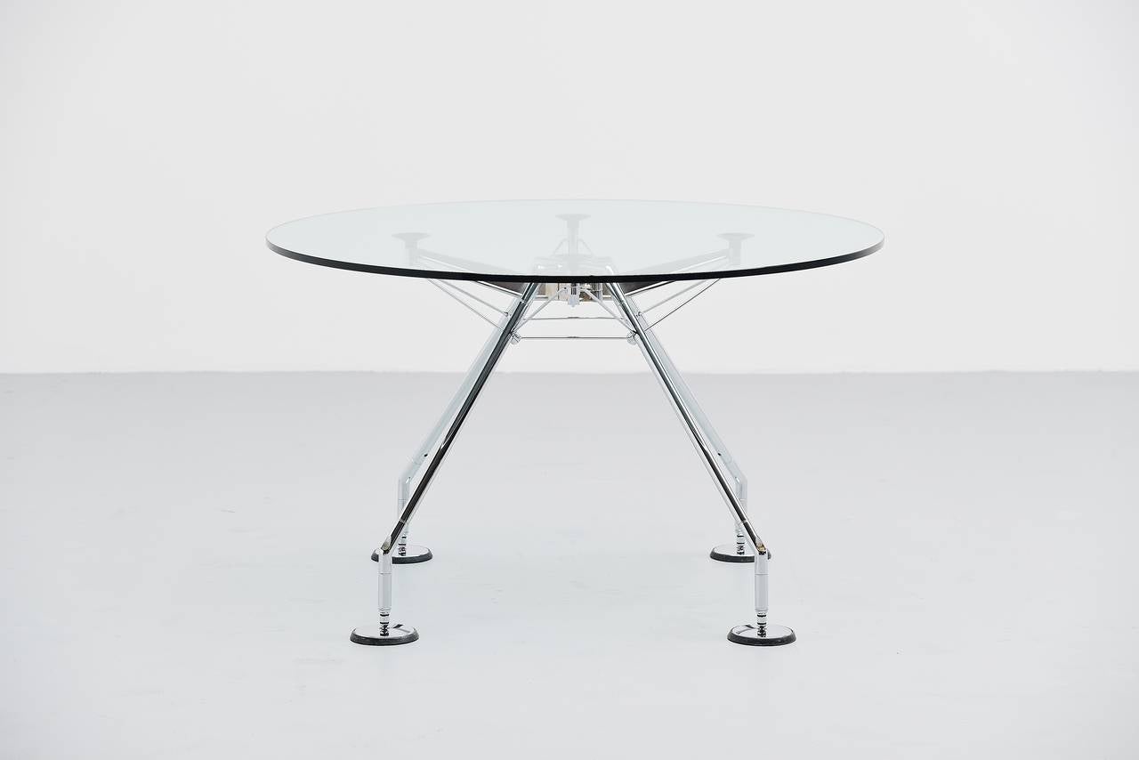 British Sir Norman Foster Nomos table for Tecno 1987