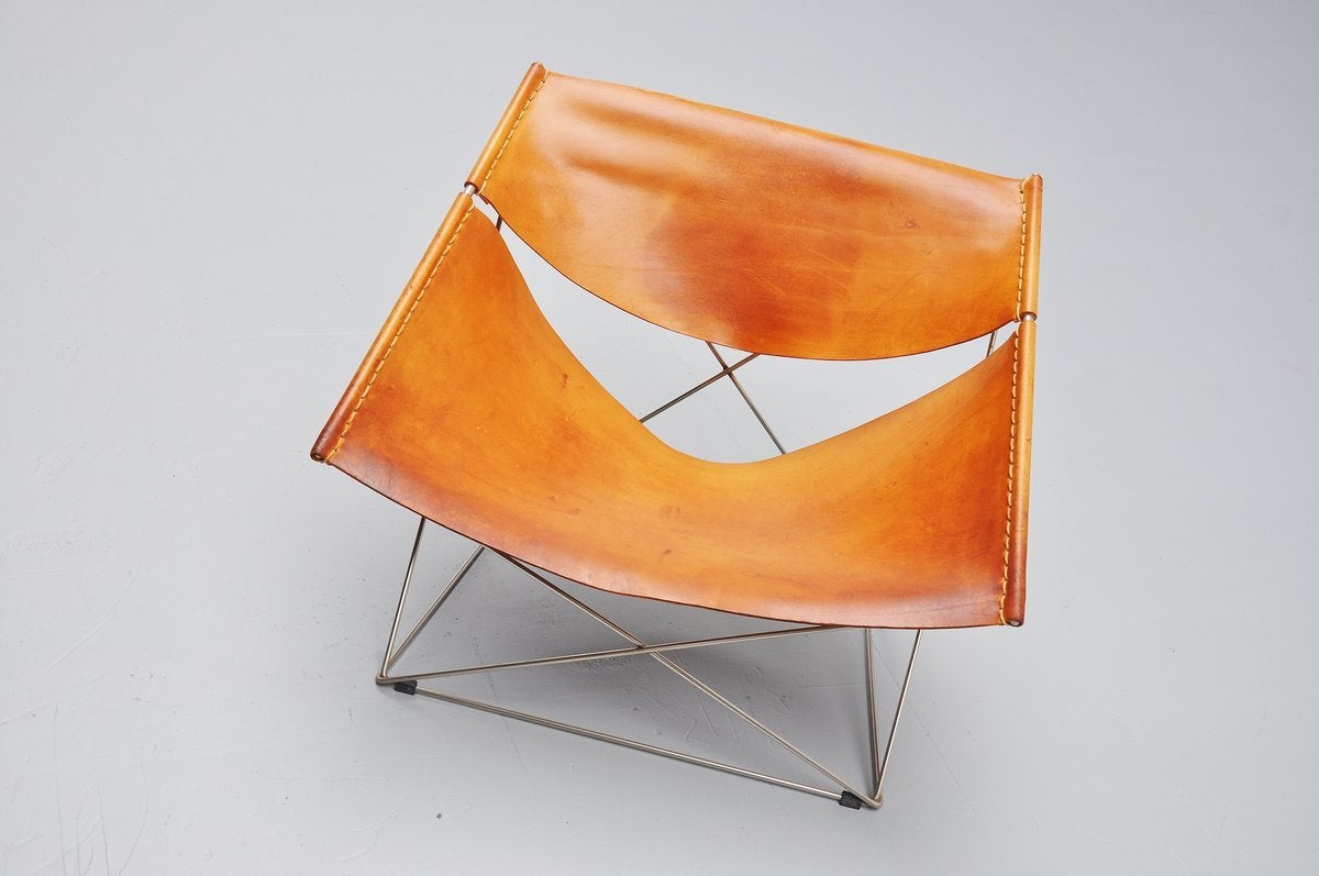 Mid-Century Modern Pierre Paulin F675 Butterfly Chair for Artifort, 1963