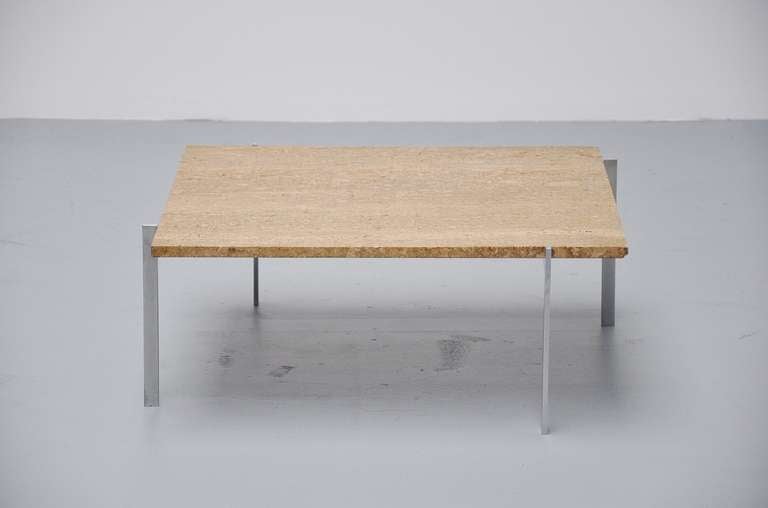 Poul Kjaerholm PK61 Table for E. Kold Christensen 1956 In Good Condition In Roosendaal, Noord Brabant