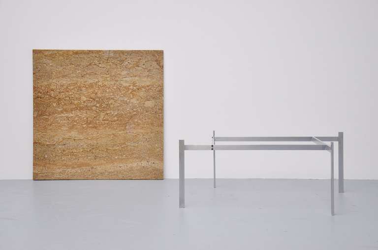 Steel Poul Kjaerholm PK61 Table for E. Kold Christensen 1956