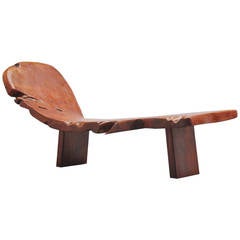 Vintage Tree trunk chaise longue Holland 1970
