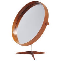 Uno and Osten Kristiansson Luxus table mirror Sweden 1960