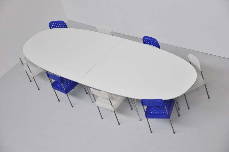 Piet Hein Bruno Mathsson Super Ellips Conference Table In Good Condition In Roosendaal, Noord Brabant