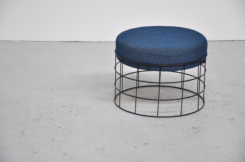Mid-20th Century Verner Panton J Luber wire stool