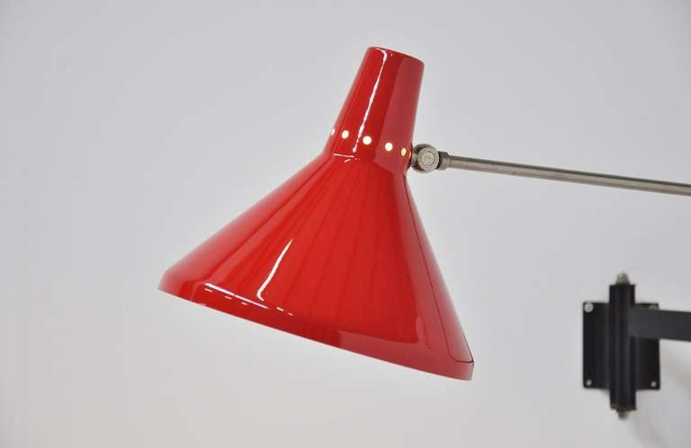 Dutch Artimeta Swing Arm Wall Lamp 1955