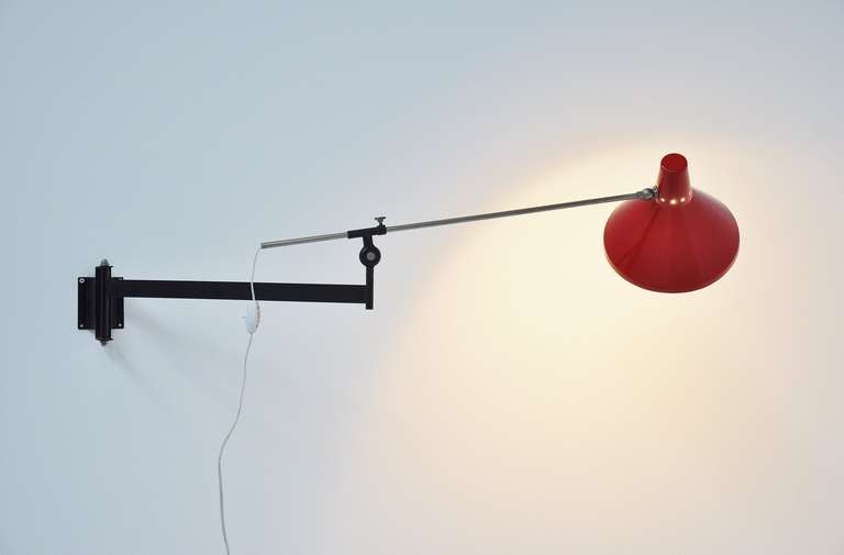 Artimeta Swing Arm Wall Lamp 1955 1