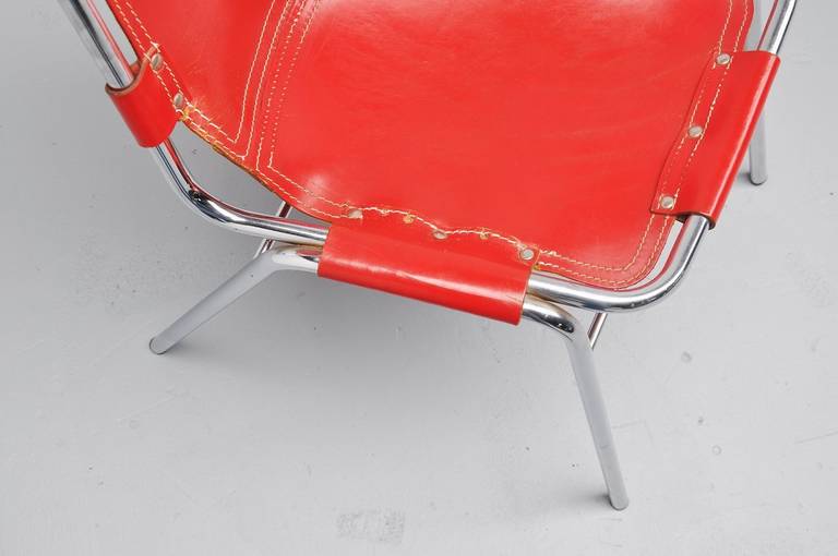 Charlotte Perriand Chair, Les Arcs, 1960 In Good Condition In Roosendaal, Noord Brabant