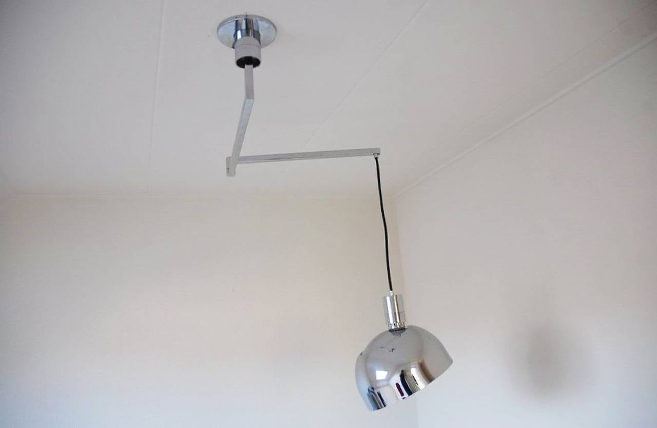 Italian Franco Albini Sirrah Swivel Ceiling Lamp, Italy, 1969