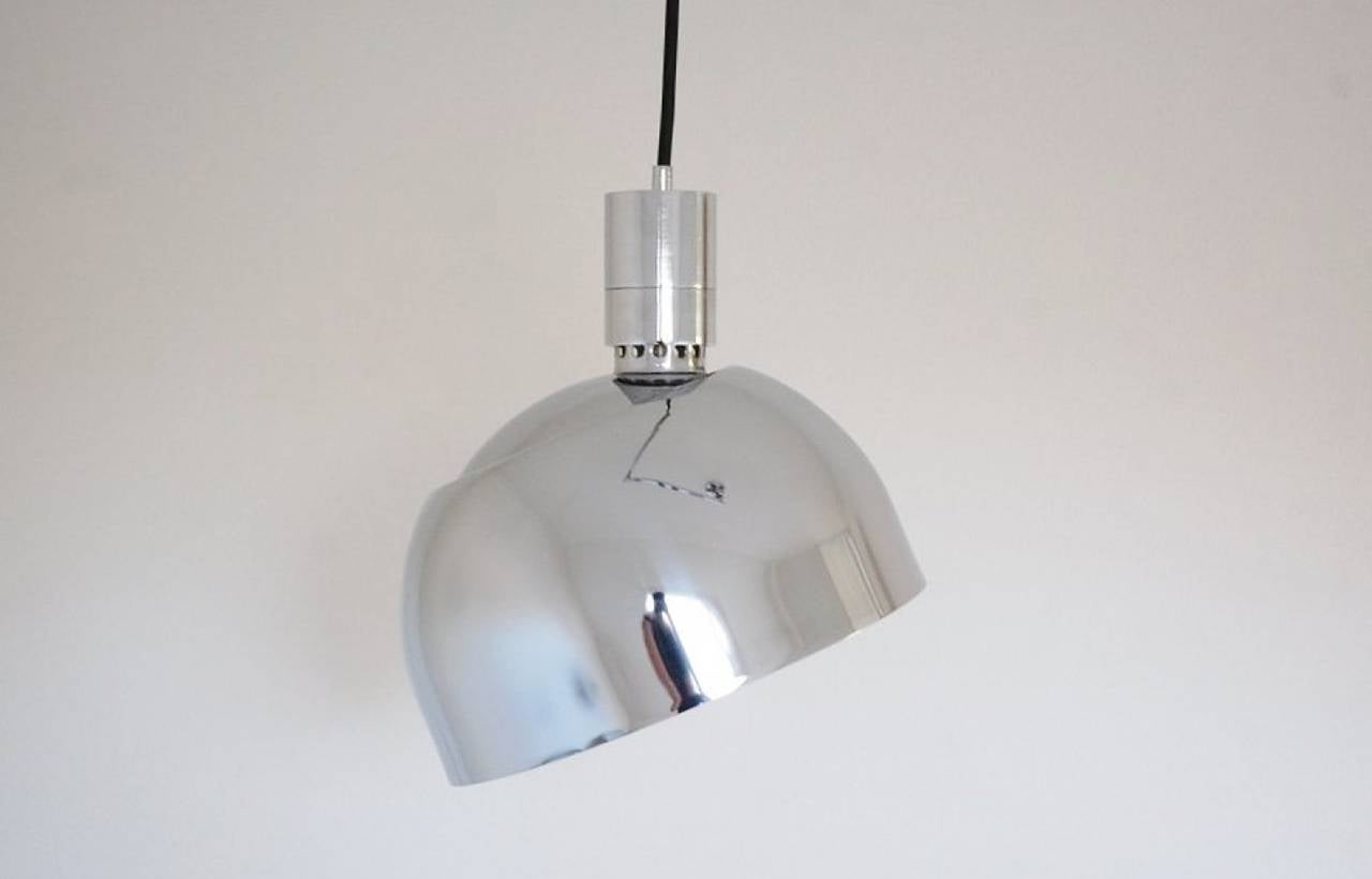 Plated Franco Albini Sirrah Swivel Ceiling Lamp, Italy, 1969