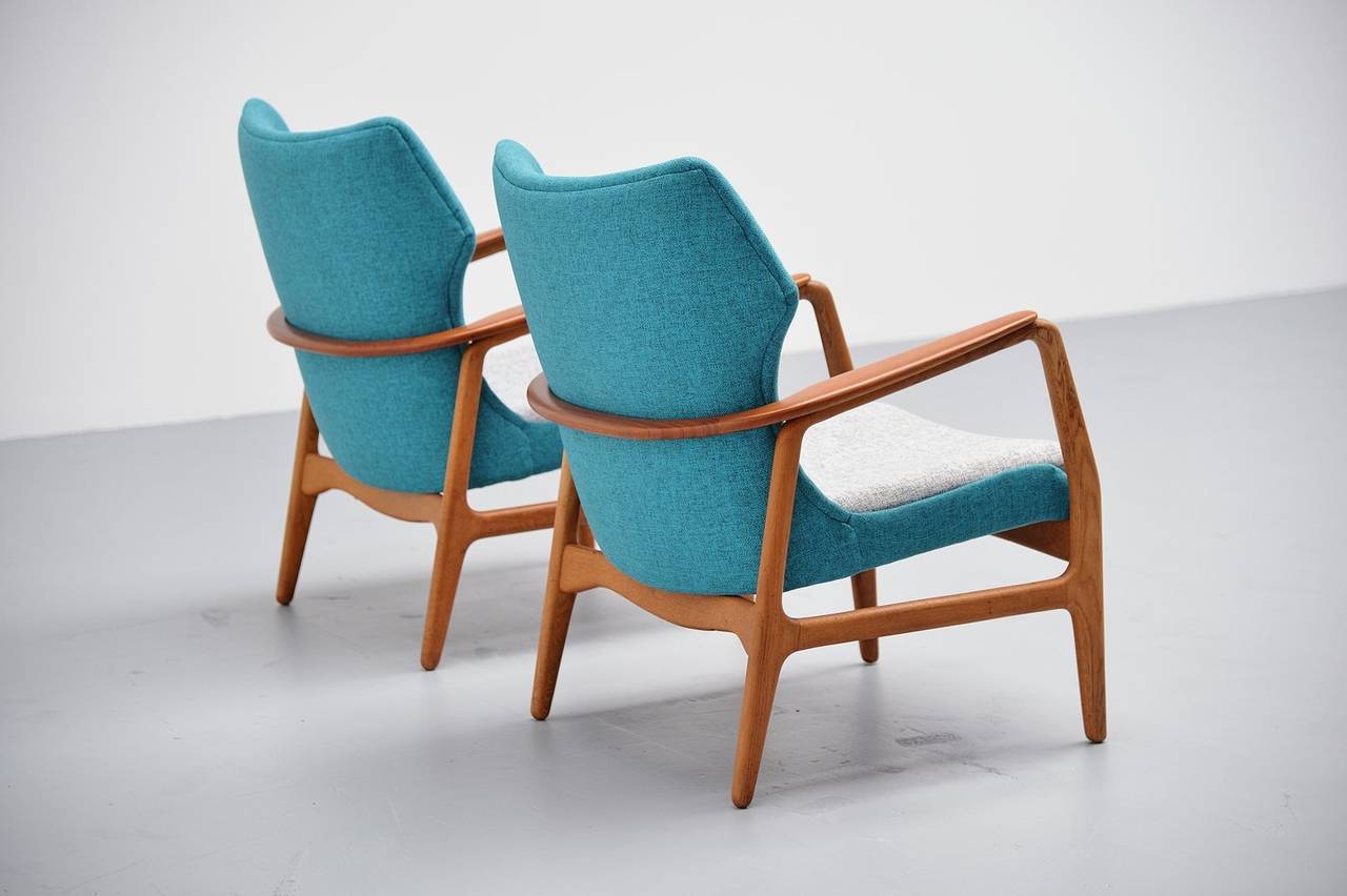 Dutch Aksel Bender Madsen Bovenkamp Lounge Chairs, Pair, 1960