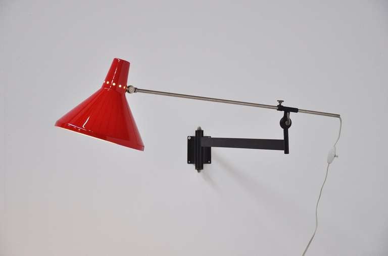 Artimeta Swing Arm Wall Lamp 1955