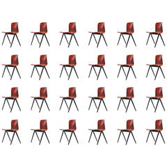 124+ Pagholz Industrial Stacking Chairs, 1970 4