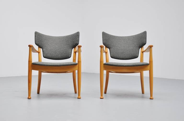 Peter Hvidt and Orla Molgaard Nielsen Portex Easy Chairs, 1944 For Sale 3