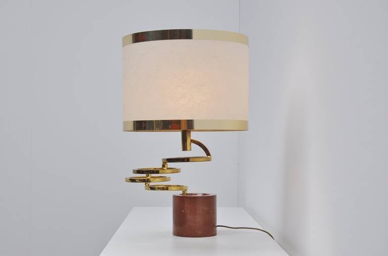 Banci Firenze Rotating Table Lamp with Marble Base In Excellent Condition In Roosendaal, Noord Brabant