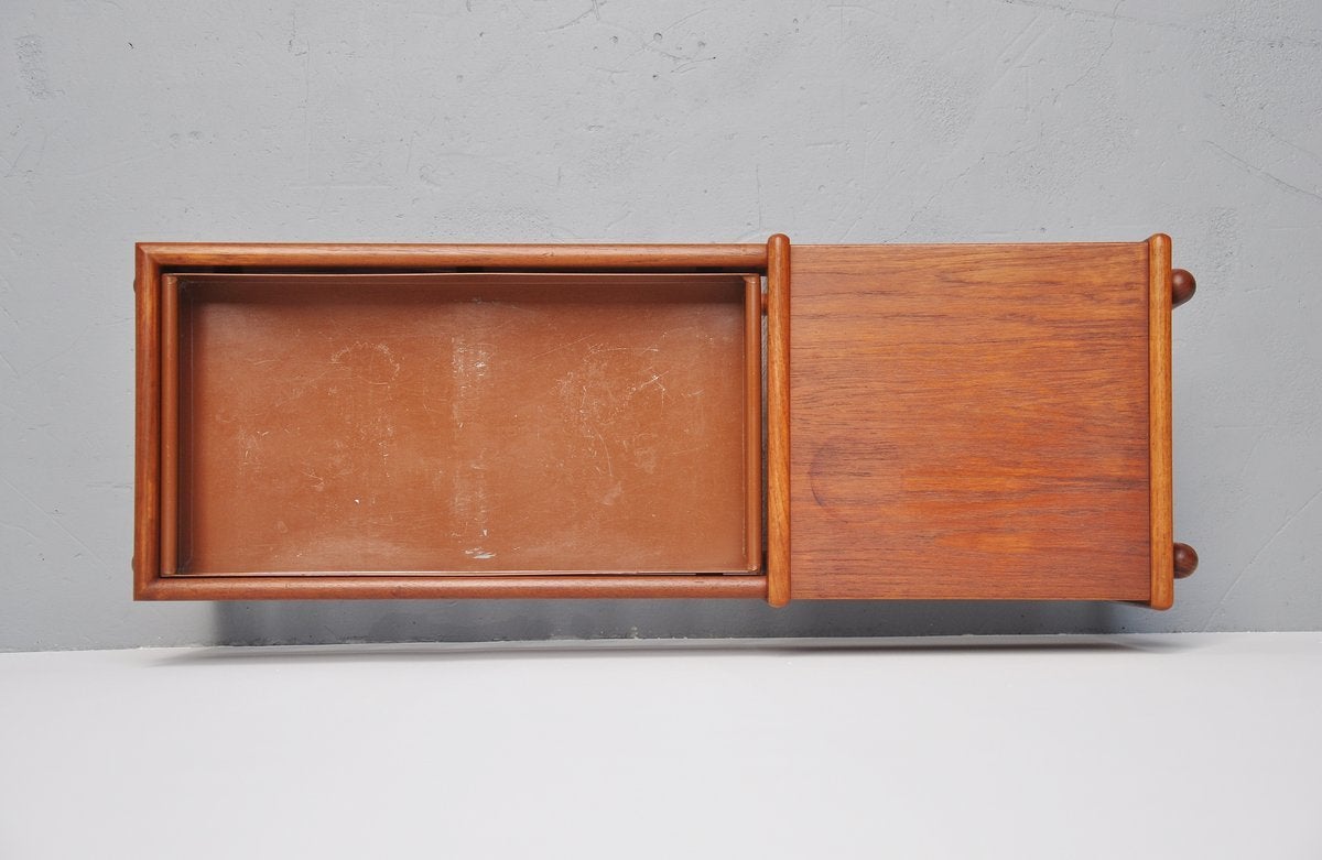 Teak Arne Wahl Iversen planter credenza Denmark 1961