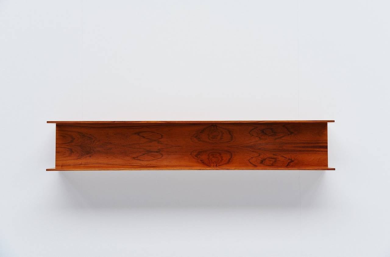 Walter Wirtz rosewood wall shelve Germany 1965 2