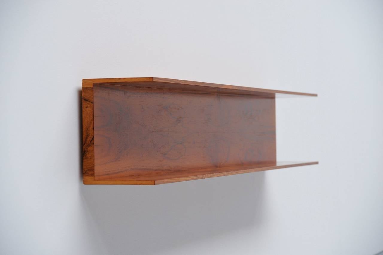 Walter Wirtz rosewood wall shelve Germany 1965 3