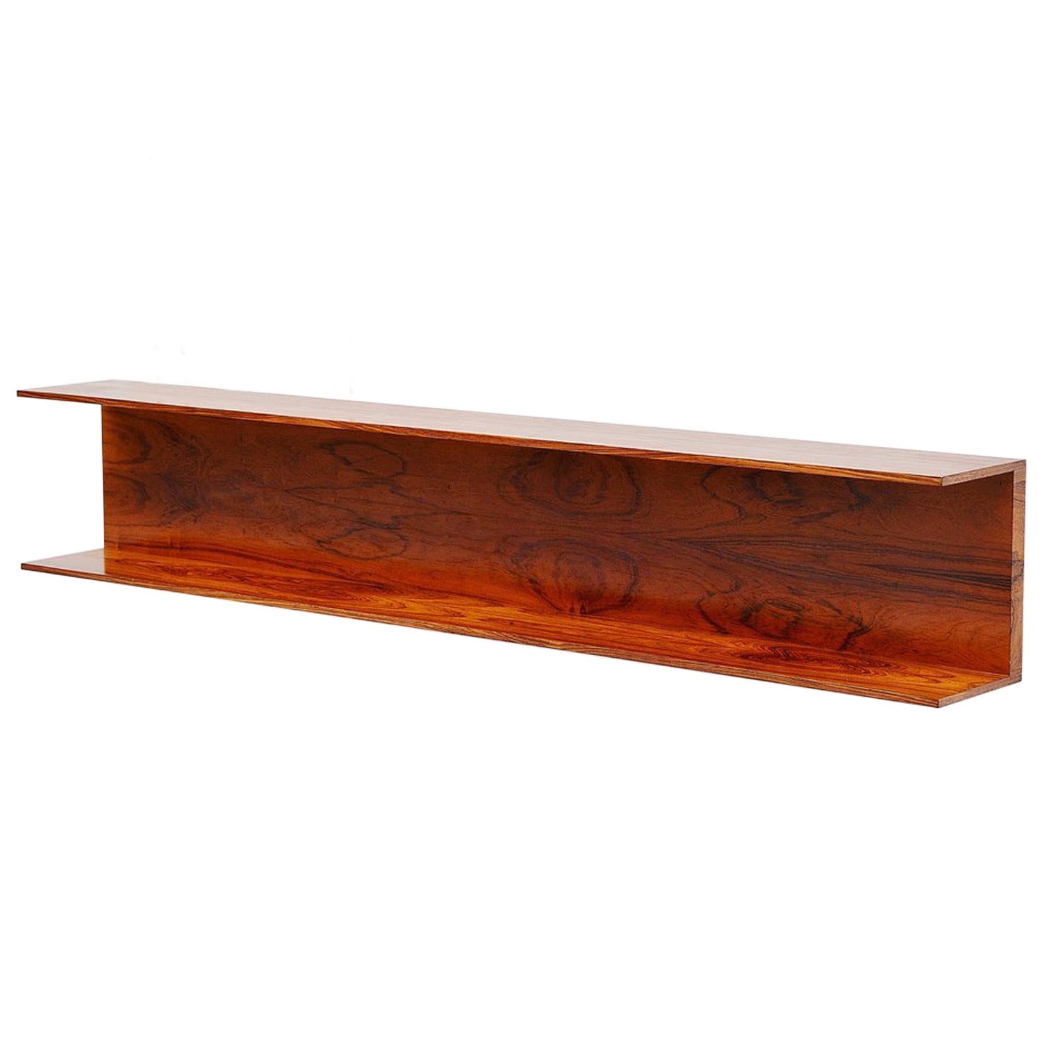 Walter Wirtz rosewood wall shelve Germany 1965