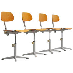 Vintage Friso Kramer Set of Drafting Chairs, 1963