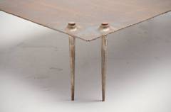 Idir Mecibah Brutalist Coffee Table, Belgium, 1998