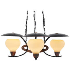 Used Austrian Pendant Lamp from Ski Resort, 1950