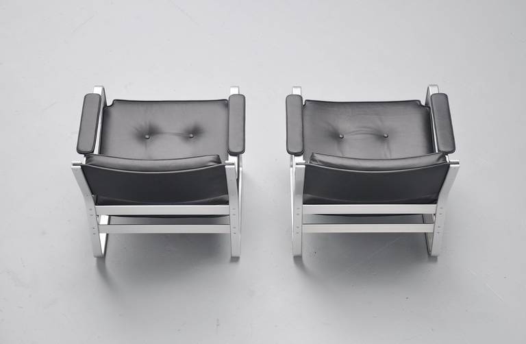 Karl Erik Ekselius Mondo Lounge Chairs for J. O. Carlsson, Sweden, 1965 In Excellent Condition In Roosendaal, Noord Brabant