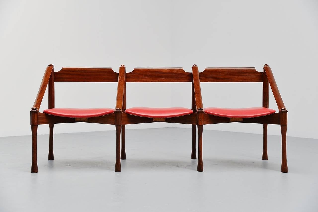 Giulio Moscatelli Lounge Bench, Italy, 1950