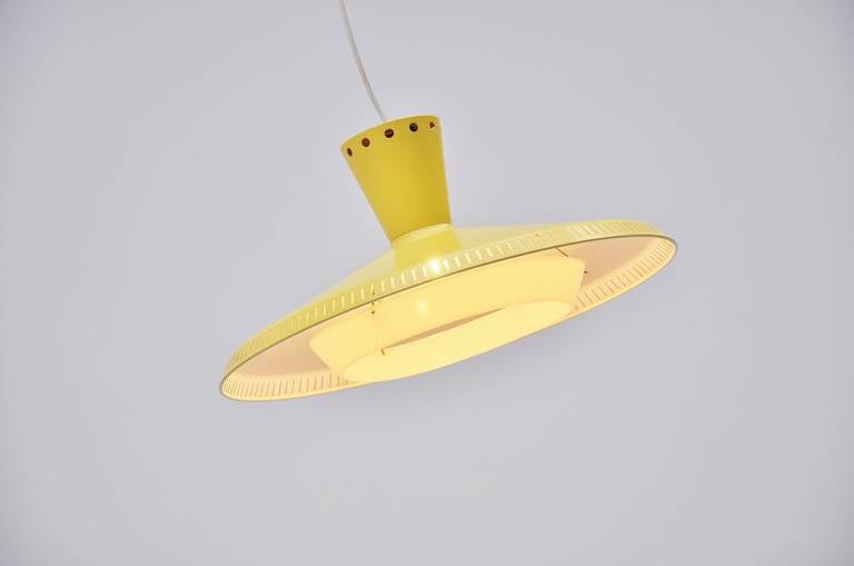 Mid-Century Modern Louis Kalff Ceiling Lamp NB92, Holland, 1959