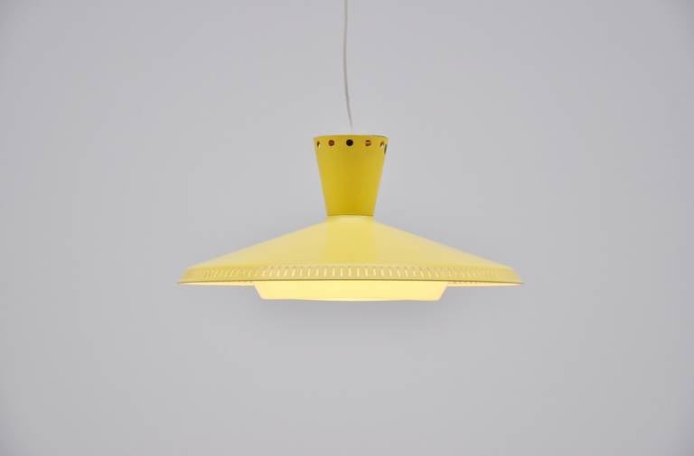 Dutch Louis Kalff Ceiling Lamp NB92, Holland, 1959