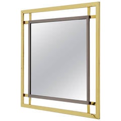Romeo Rega Attributed Mirror, Italy, 1970