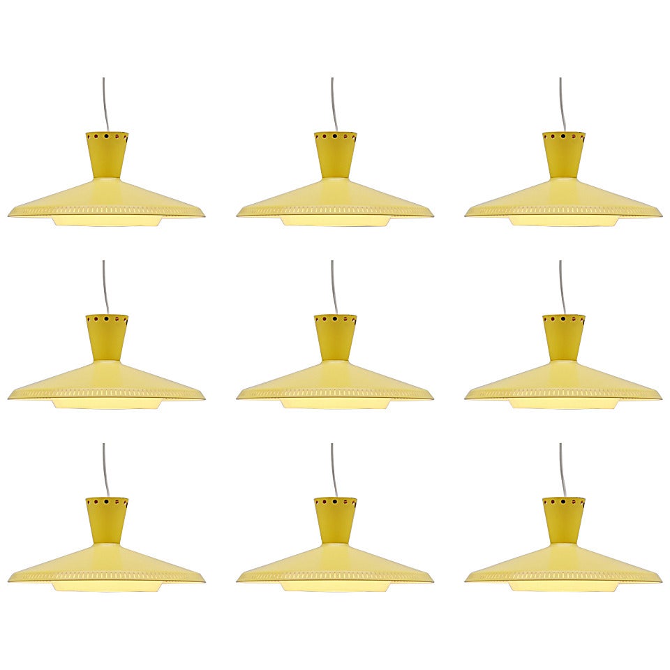 Louis Kalff Ceiling Lamp NB92, Holland, 1959