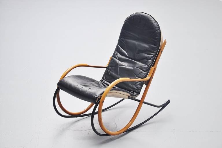 Paul Tuttle Nonna Rocking Chair for Strässle, 1972 2