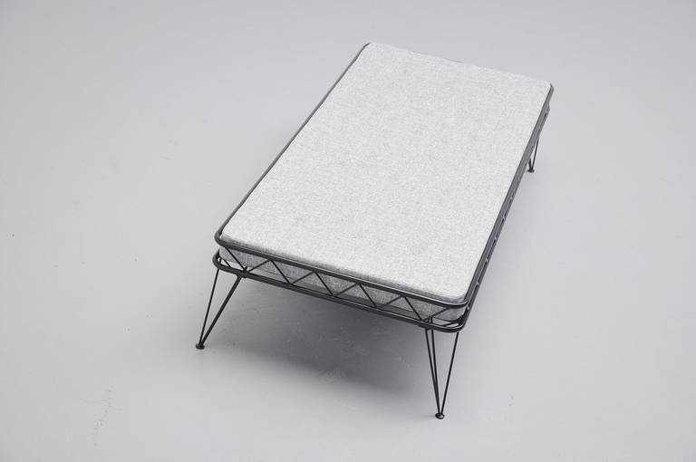 Wim Rietveld Arielle Daybed Black and Grey, Holland, 1955 1