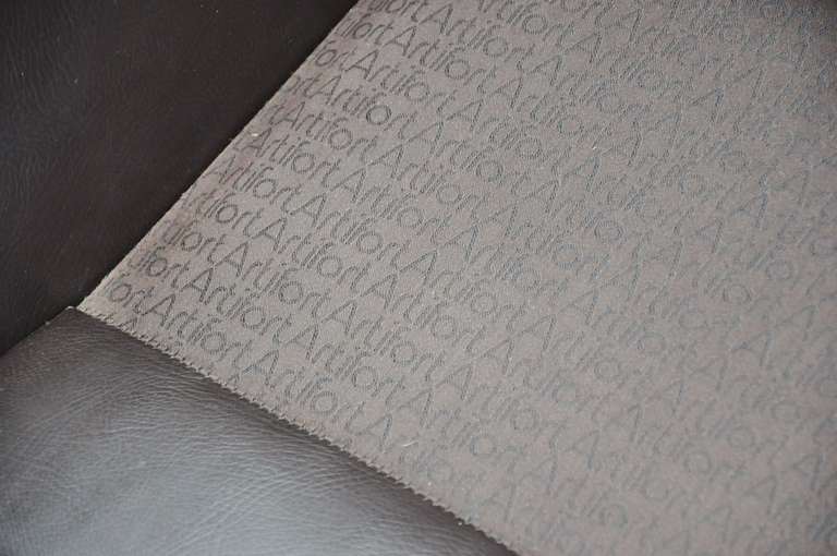 Pierre Paulin 442/2 sofa in brown leather Artifort 1962 2