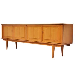 Beech graphic sideboard Sweden