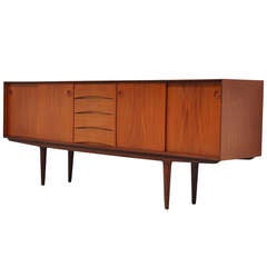 Danish Teak Long Sideboard in teak 1960