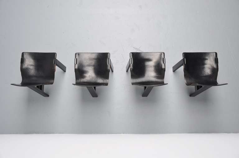 Italian Angelo Mangiarotti Tre 3 Chairs by Skipper 1978